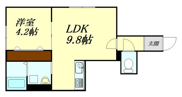 ORNIS南ヶ丘 間取り図画像