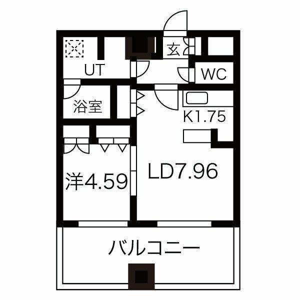 レガーロ美術館通 間取り図画像