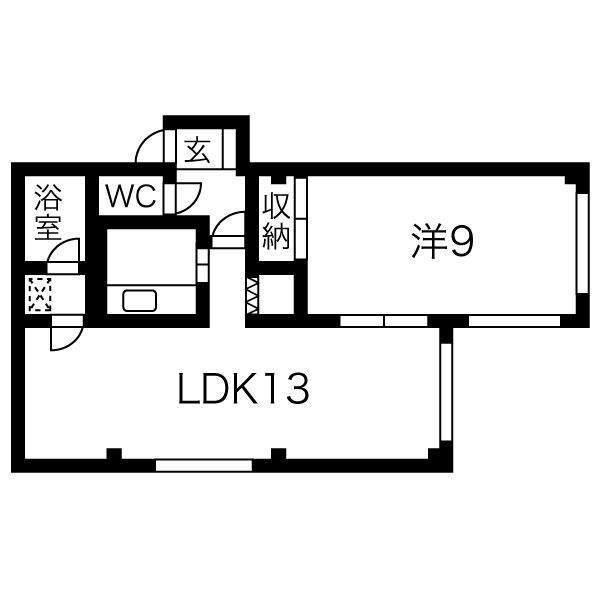 OMレジデンス山の手 間取り図画像