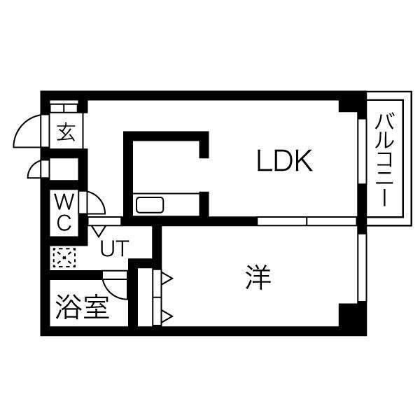 apt-k 間取り図画像
