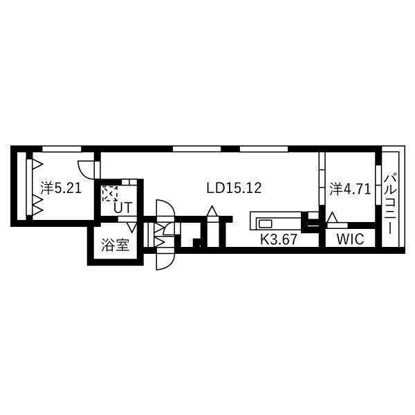 S-prime新札幌 間取り図画像