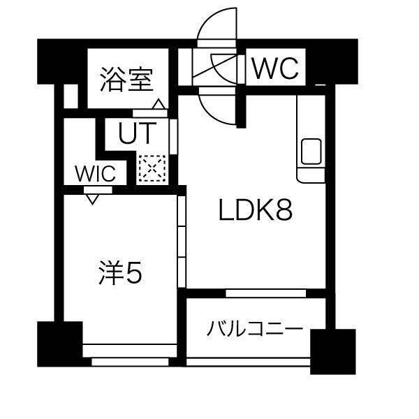 クラッセ琴似ステーション 間取り図画像
