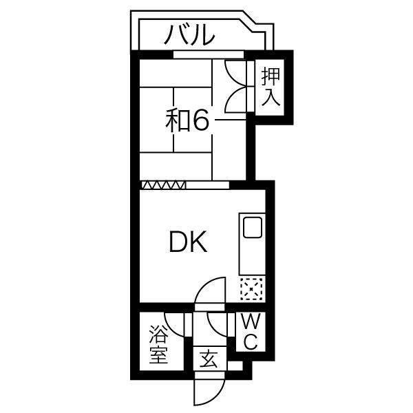 ドミニオン琴似 間取り図画像