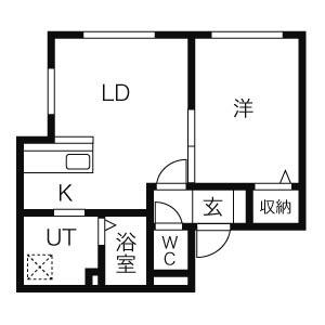 エルサコート澄川 間取り図画像