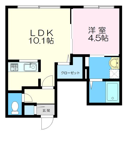 ブランシャール新さっぽろ 間取り図画像