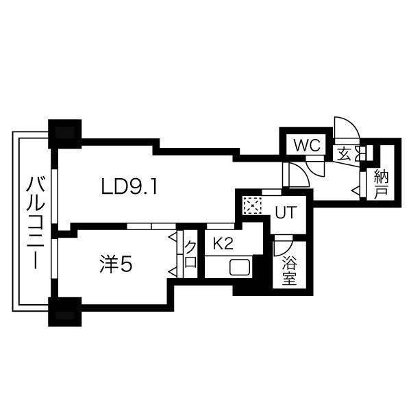 ジュエルタワー 間取り図画像