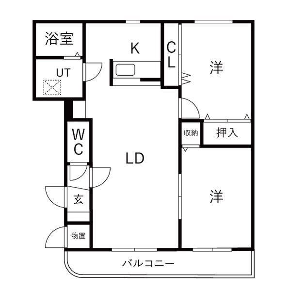 ブルーリーフ宮の森 間取り図画像