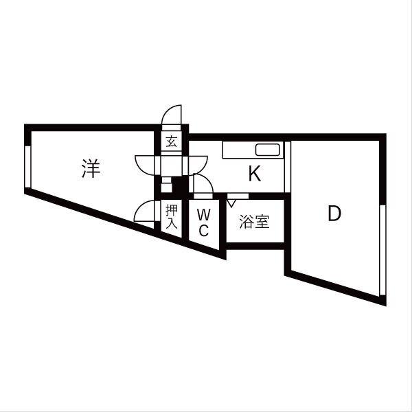 ドミール発寒 間取り図画像