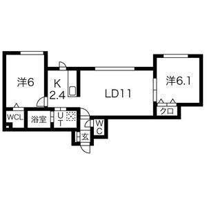 ヴァンベール羊ヶ丘 間取り図画像