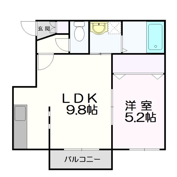 ブランノワールMIKEOS 間取り図画像