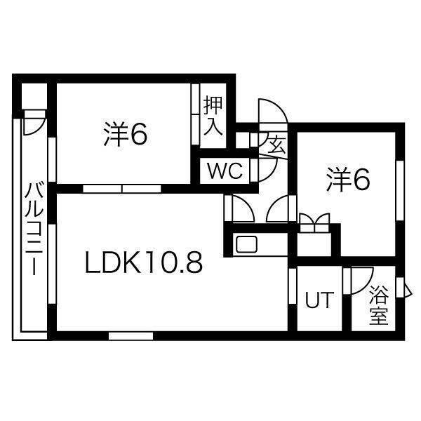 エステーラⅤ 間取り図画像