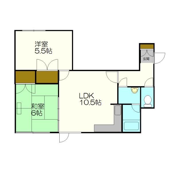 エスペランダ新札幌 間取り図画像
