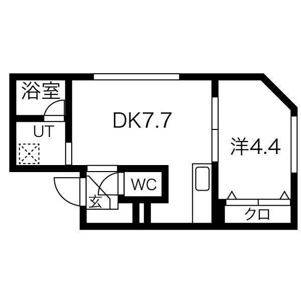 グランマーチ中島公園 間取り図画像
