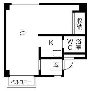 アサヒコートハウス 間取り図画像