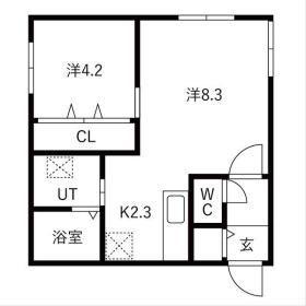 グランフォレスト厚別中央 間取り図画像