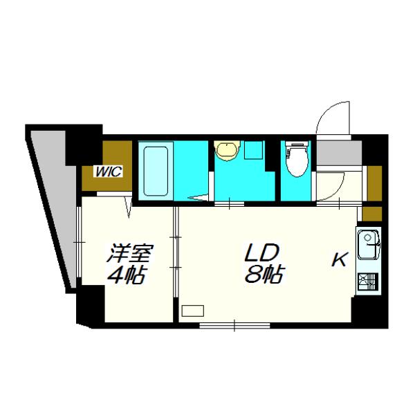 札幌市厚別区厚別中央一条マンション 間取り図画像