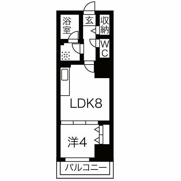 クリスタルガーデン栄町 間取り図画像