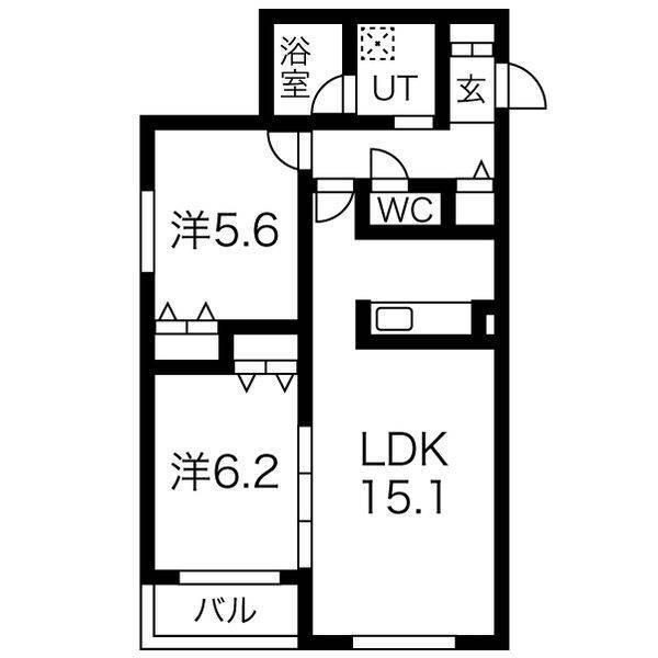 CASA MIYANOMORI 間取り図画像