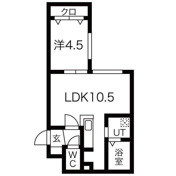 Lien新さっぽろ 間取り図画像