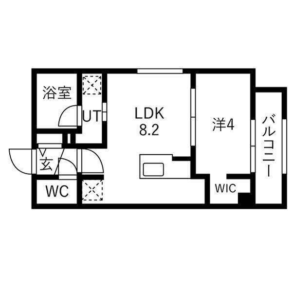 ASTAGE新札幌 間取り図画像