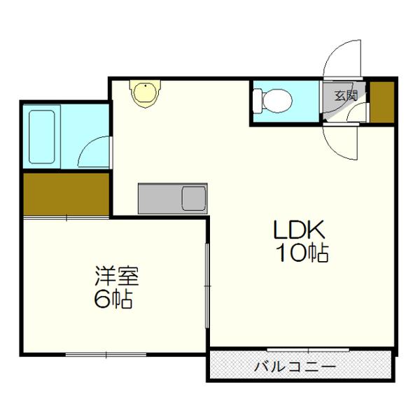 パークサイドヒサエ 間取り図画像
