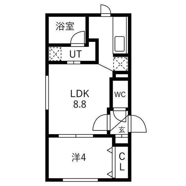 ASTAGE新札幌 間取り図画像