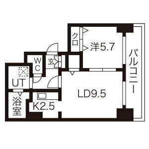 ティアラタワー中島倶楽部 間取り図画像