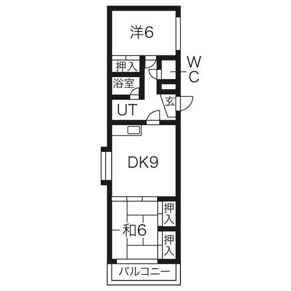 ヴォーネン南山鼻 間取り図画像