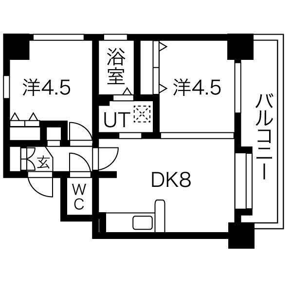 クラッセ大通り東 間取り図画像
