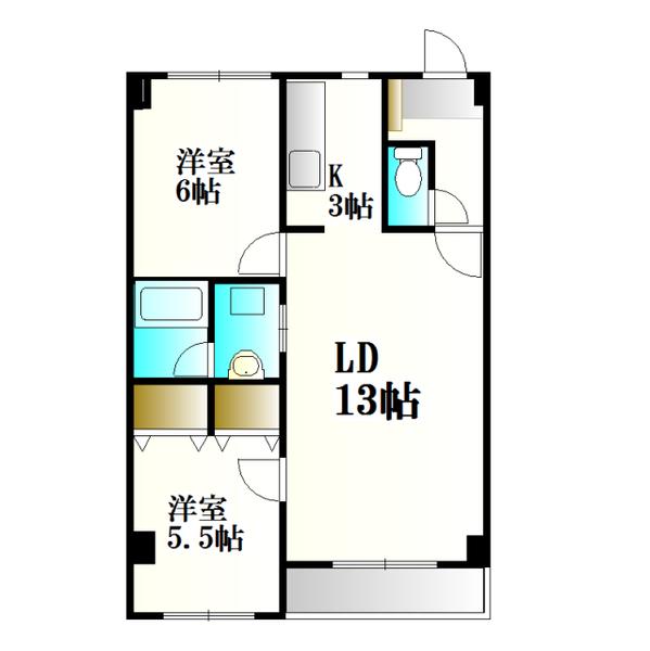 TMコート新札幌 間取り図画像