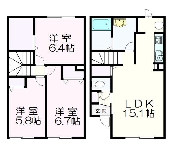 Casa del Parcest Ⅳ 間取り図画像