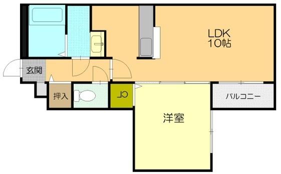 札幌市厚別区厚別中央四条マンション 間取り図画像