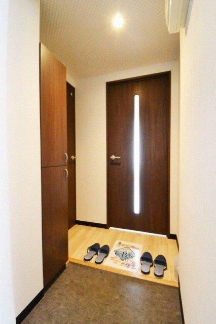 札幌市豊平区美園十条マンション 玄関