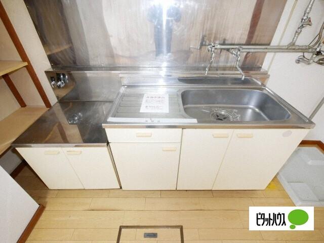 札幌市北区篠路十条アパート キッチン
