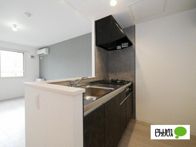 札幌市厚別区大谷地西マンション キッチン