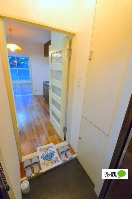 札幌市豊平区豊平八条マンション 玄関