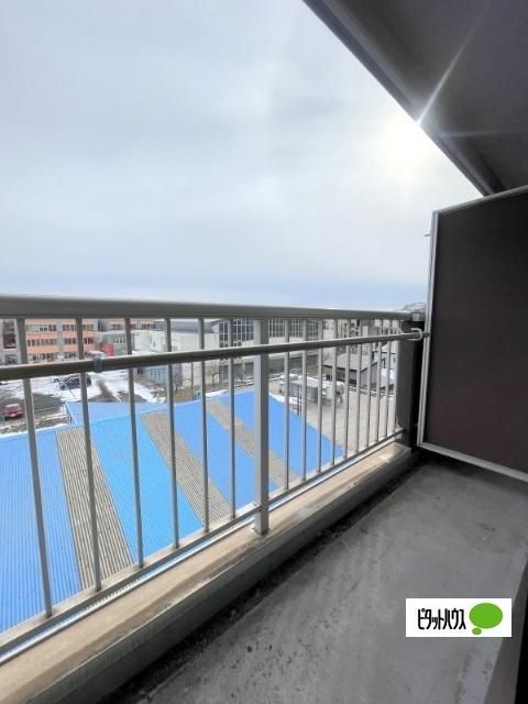 室蘭市東町マンション バルコニー