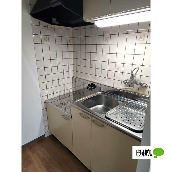 札幌市白石区南郷通マンション キッチン