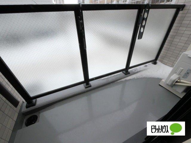 札幌市北区北十七条西マンション バルコニー