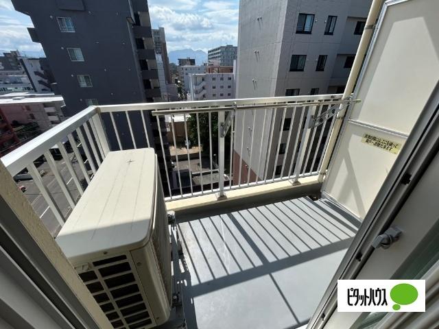 札幌市北区北十七条西マンション バルコニー