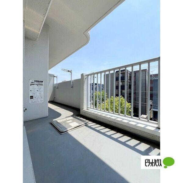 札幌市厚別区厚別中央四条マンション バルコニー
