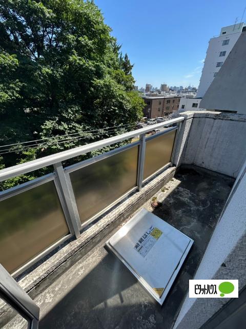 札幌市西区琴似一条マンション バルコニー