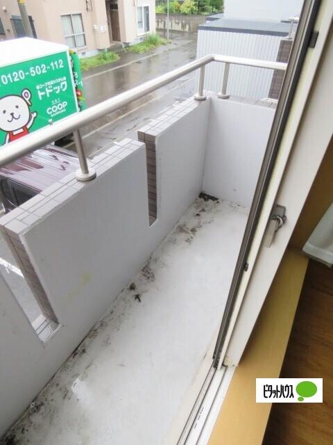 札幌市北区北二十九条西マンション バルコニー