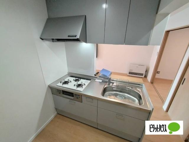 札幌市厚別区大谷地東アパート キッチン