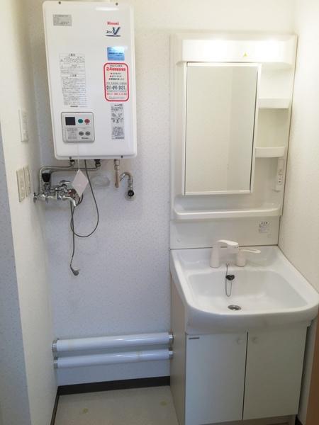 札幌市厚別区厚別西四条アパート 洗面