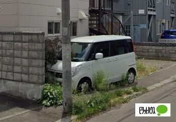 札幌市西区山の手二条アパート 駐車場