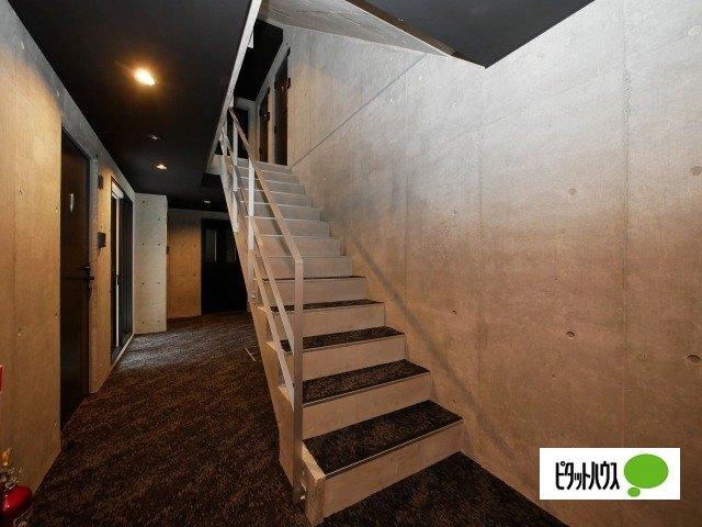 札幌市厚別区厚別東三条マンション ロビー