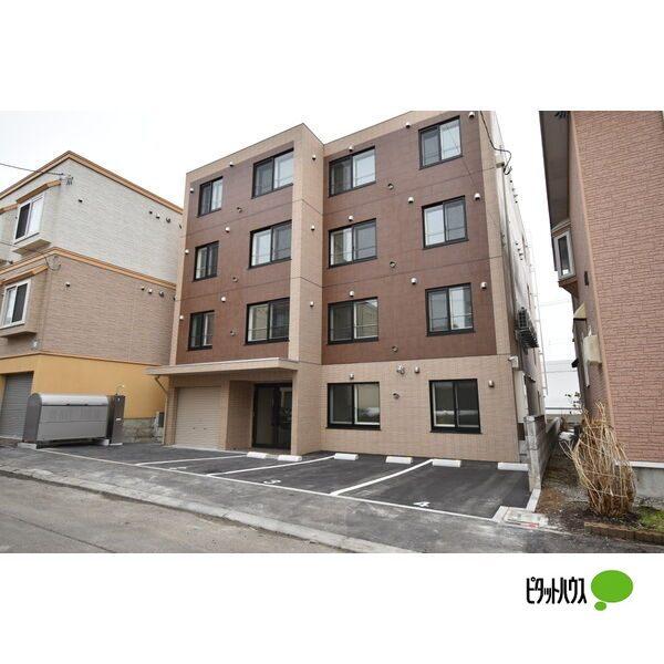 札幌市厚別区厚別東二条マンション 駐車場