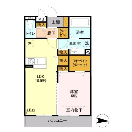 カーサ・セフィーロ（202） 間取り図画像