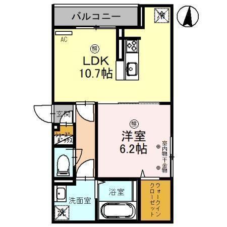 レイク・エスポワ（301） 間取り図画像